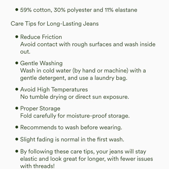 Halara Flex high waisted pocket denim casual leggings - Picture 7 of 7